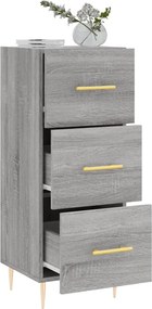 vidaXL Ντουλάπι Γκρι Sonoma 34,5x34x90 εκ. από Επεξεργασμένο Ξύλο