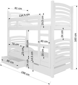 Κουκέτα Puro plus 2B-Leuko-Roz