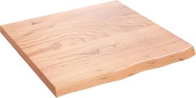 vidaXL Πάγκος Μπάνιου Αν. Καφέ 60x60x(2-4) εκ. Επεξεργ. Μασίφ Ξύλο