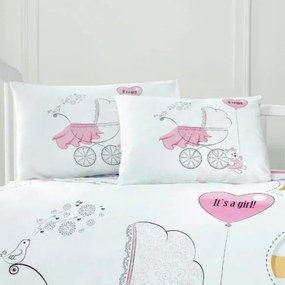 Beauty Home Ζεύγος μαξιλαροθήκες βρεφικές Art 5621 35x45 Ροζ