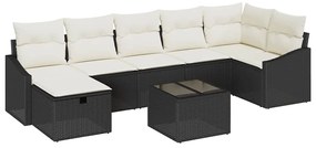 vidaXL Σετ Καναπέ με μαξιλάρι 7 pcs συνθετικό ρατάν