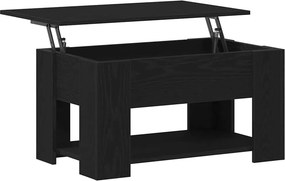 vidaXL Τραπεζάκι σαλονιού Μαύρη Οξυά 79 x 49 x 41 cm