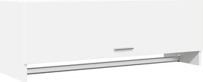 vidaXL Ντουλάπα Λευκή 100 x 32,5 x 35 εκ. από Επεξ. Ξύλο