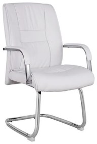 Conference chair  White color 58x72x98cm