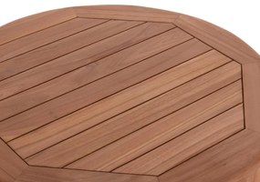 Τραπέζι - Σταντ Μπάρ Στρόγγυλο PRESSCOT C18114 Ξύλο Teak Φυσικό Φ60x105Υ εκ. 60x60x105 εκ.