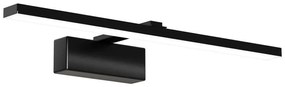 Φωτιστικό Τοίχου - Απλίκα Μπάνιου LED-2FBLACK 9W Led 35x13x3cm 4000Κ Black Aidonitsa Metal