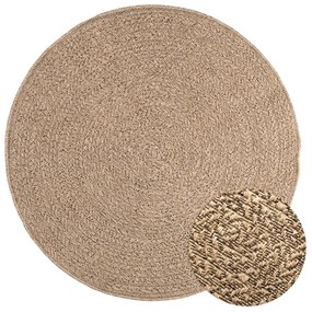 vidaXL Χαλί ZIZUR Όψη Γιούτας Εσωτ. &amp; Εξωτ. Χώρου 120 εκ.