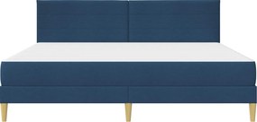 vidaXL Σκελετός Κρεβατιού Μπλε 200 x 200 cm Πολυεστέρας