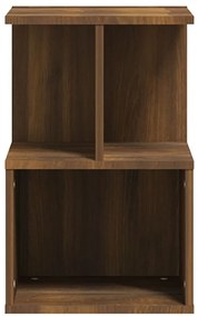 vidaXL Κομοδίνα 2 Τεμ. Καφέ Δρυς 35x35x55 εκ. από Επεξεργασμένο Ξύλο