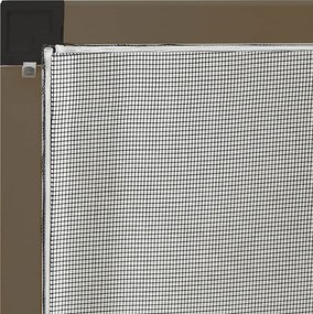 vidaXL Σκηνίδα Εντόμων Για Παράθυρα Καφέ 130 x 150 cm