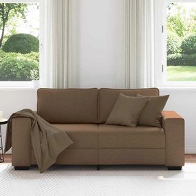 vidaXL Διθέσιος Καναπές Καφέ 180x77x82 εκ. Ύφασμα