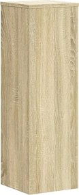 vidaXL Βάσεις Φυτών 2 Τεμ. Sonoma Δρυς 25x25x80 εκ. Επεξεργασμένο Ξύλο