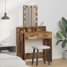 vidaXL Τραπέζι περιποίησης Καφέ 79 x 41 x 140 εκ. Επεξεργασμένο ξύλο