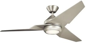 Ανεμιστήρας Οροφής 60W Φωτιστικό LED 18W Τηλεχειριστήριο Jade Elstead Lighting-KLF-JADE-60-BN-Νίκελ Ματ KLF-JADE-60-BN