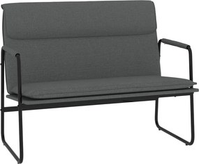 vidaXL Πάγκος Σκούρο Γκρι 100x64x80 εκ. Υφασμάτινος
