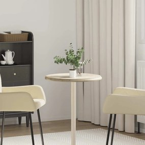 vidaXL Επιφάνεια Τραπεζιού Κρεμ Ø50 x 2,5 cm Μαρμάρινη