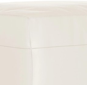 vidaXL Πάγκος Μπεζ 100x35x41 εκ. από Ύφασμα Μικροϊνών