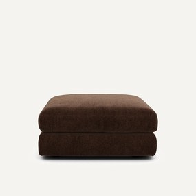 Σκαμπό ποδιών από βελούδινο chenille ύφασμα, Skander