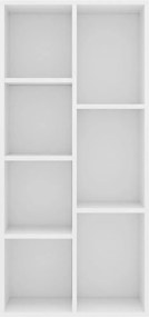 vidaXL Βιβλιοθήκη Λευκή 50 x 25 x 106 εκ. από Επεξ. Ξύλο