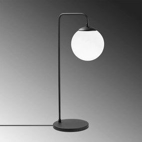 Φωτιστικό Επιτραπέζιο Μαύρο / Λευκό VIRAN 17x25x55