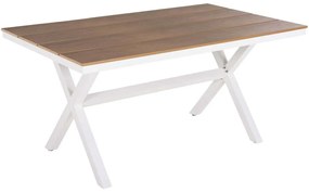 Τραπέζι Κήπου Tawnee HM6037.02 150x89,5x73cm White-Natural