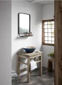 Furnibath Polymnia Solid Wood - Παγκος Επιπλου Μπανιου Χειροποίητος - 80 εκ.