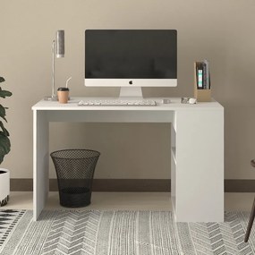 Γραφείο εργασίας Smyrna Megapap χρώμα λευκό 120x60x74,4εκ.