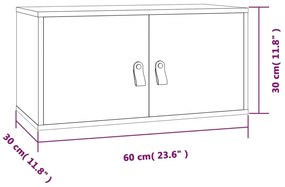 ΝΤΟΥΛΑΠΙ ΤΟΙΧΟΥ ΓΚΡΙ 60 X 30 X 30 ΕΚ. ΑΠΟ ΜΑΣΙΦ ΞΥΛΟ ΠΕΥΚΟΥ 818369