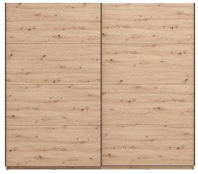 Ντουλάπα Συρόμενη GARD 245 Δίφυλλη Artisan 245x61x218εκ. 245x61x218 εκ.