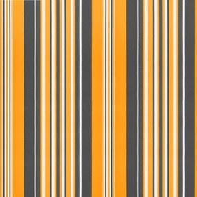 vidaXL Τεντόπανο Ανταλλακτικό Ριγέ Πολύχρωμο 5x3,5 μ.