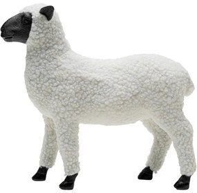 Διακοσμητικό Επιτραπέζιο Happy Sheep Wool Λευκό 28*29.5*10εκ. - Λευκό