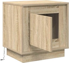 vidaXL Κομοδίνο 2 τμχ. Δρύς Sonoma 44 x 34,5 x 45 εκ