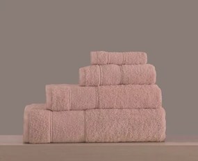 Makis Tselios Home Σετ Πετσέτες 4τμχ Lillie No1 S.Pink Βάρους 500gr/m²