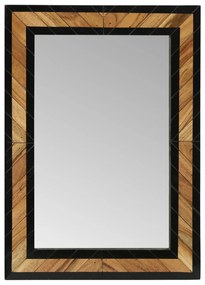 vidaXL Καθρέφτης 70x2x70 cm Σταθερό Ξύλο Ακακίας
