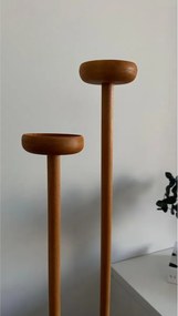 Stewehome Σετ 2 τεμαχίων ξύλινα κηροπήγια 120x80 cm