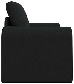 vidaXL Κατώφλι Καναπές Κρεβάτι 2 σε 1 Μαύρο 98x71x83 εκ Υφασμάτινο