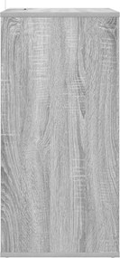 vidaXL Ντουλάπι δίσκων βινυλίου Γκρι Sonoma 44,5 x 36,5 x 74,5 εκ