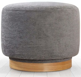 Σκαμπό Περιστρεφόμενο Turneed 209FLF1424 55x55x43cm Grey