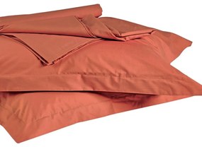 Μαξιλαροθήκες True Col 1812 (Σετ 2τμχ) Terracotta Kentia 50Χ70 100% Cotton Foam