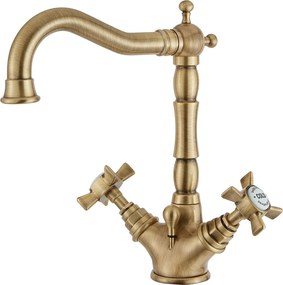 Bugnatese Princeton Bronze 834 - Μπαταρία νιπτήρα ψηλή