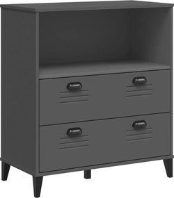 vidaXL Βιβλιοθήκη VIKEN Ανθρακί Γκρι 80x40x90 εκ. από Επεξεργ. Ξύλο