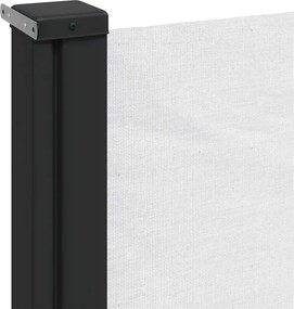 vidaXL Σκίαστρο Πλαϊνό Συρόμενο Λευκό 120 x 500 εκ.