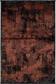 Χαλί Naf Naf Negro 15798 O01 Orange-Black Βιοκαρπέτ 160X230cm
