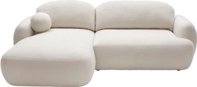 Γωνιακός καναπές Mayo-Krem-Αριστερή - 275.00Χ175.00Χ90.00cm