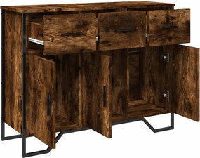 vidaXL Ντουλάπι Καπνιστή Δρυς 97x32,5x74,5 εκ. από Επεξεργ. Ξύλο