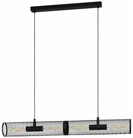 Φωτιστικό Οροφής - Ράγα 43534 Redcliffe 4/E27 Black Eglo Metal