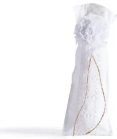 Beauty Home ΠΟΥΓΚΙ ΜΕ ΔΑΝΤΕΛΑ 6 x 19 cm ΛΕΥΚΟ-ΛΕΥΚΗ