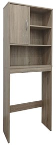 Έπιπλο πλυντηρίου Tazien pakoworld σε sonoma απόχρωση 60x24x168.5εκ