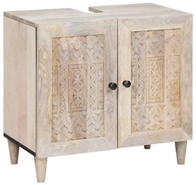 vidaXL Σετ Επίπλων Μπάνιου με συρτάρι 3 pcs Λευκό 38 x 33 x 160 εκ.