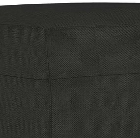 vidaXL Υποπόδιο Μαύρο 60x50x41 εκ. Υφασμάτινο